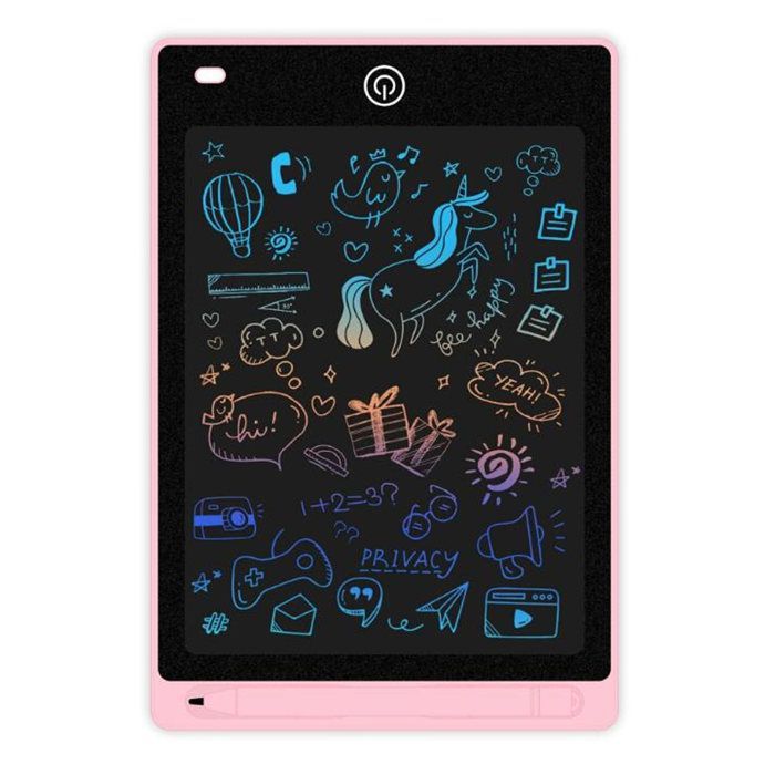 Children's Writing Tablet, 12-inch LCD Writing Tablet, Computer LCD Writing Tablet, Pink Pack
