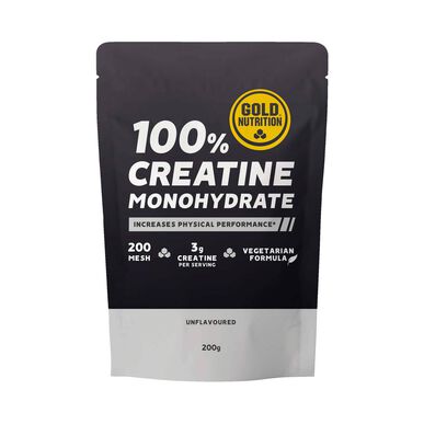 GOLDNUTRITION beskonis kreatino monohidrato papildas 200 g 200 g