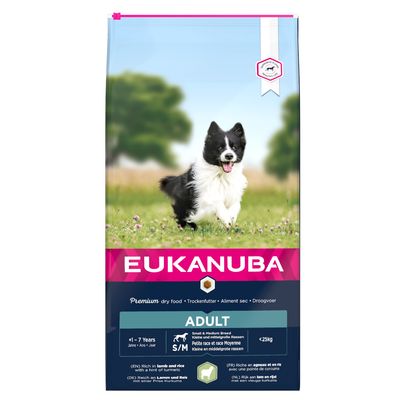 Eukanuba Adulte de petite et moyenne race - Agneau et riz