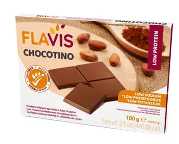 FLAVIS MEVALIA Flavis Čokotino Kakaoriegel ohne Proteine 100 g