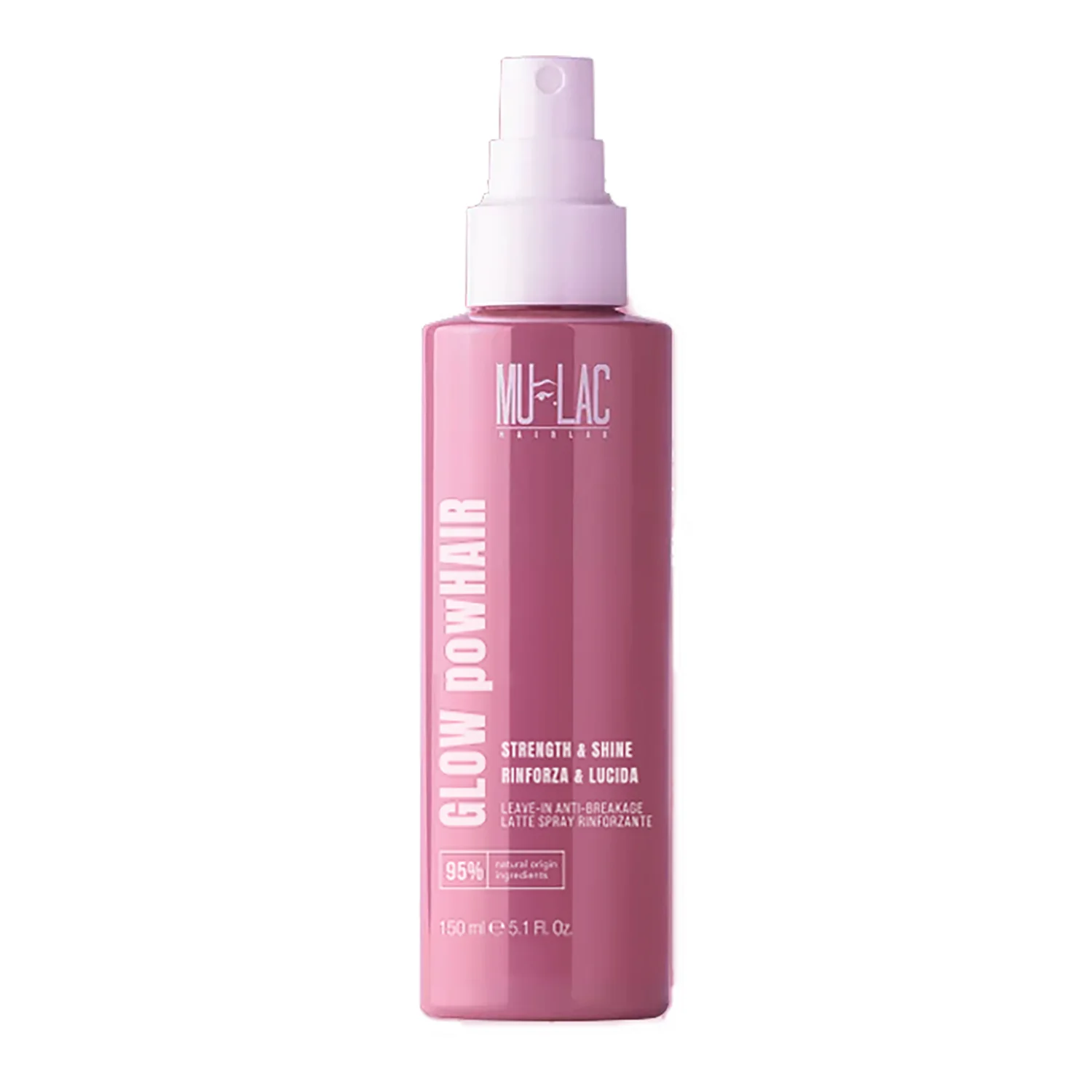 Hairlab GLOW powHAIR RINFORZA & LUCIDA - Latte Spray Rinforzante - Spray Capelli, Spray Capelli Styling & Finish