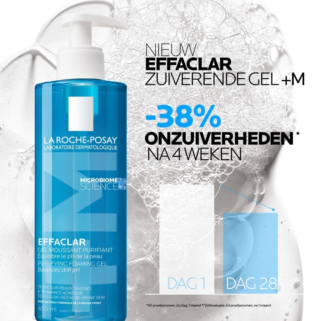 La Roche-Posay Effaclar valomasis putų gelis, 200 ml