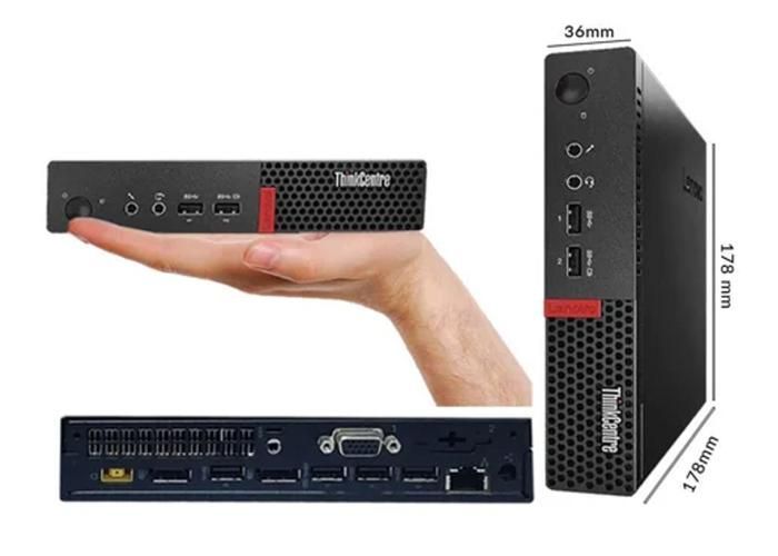 Mini PC de escritorio Lenovo M710q con pantalla de 22