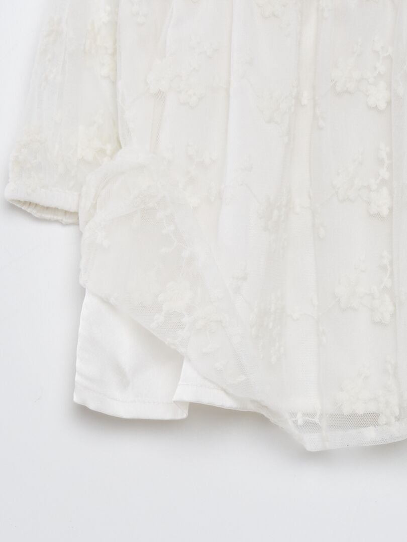Vestido formal - BRANCO
