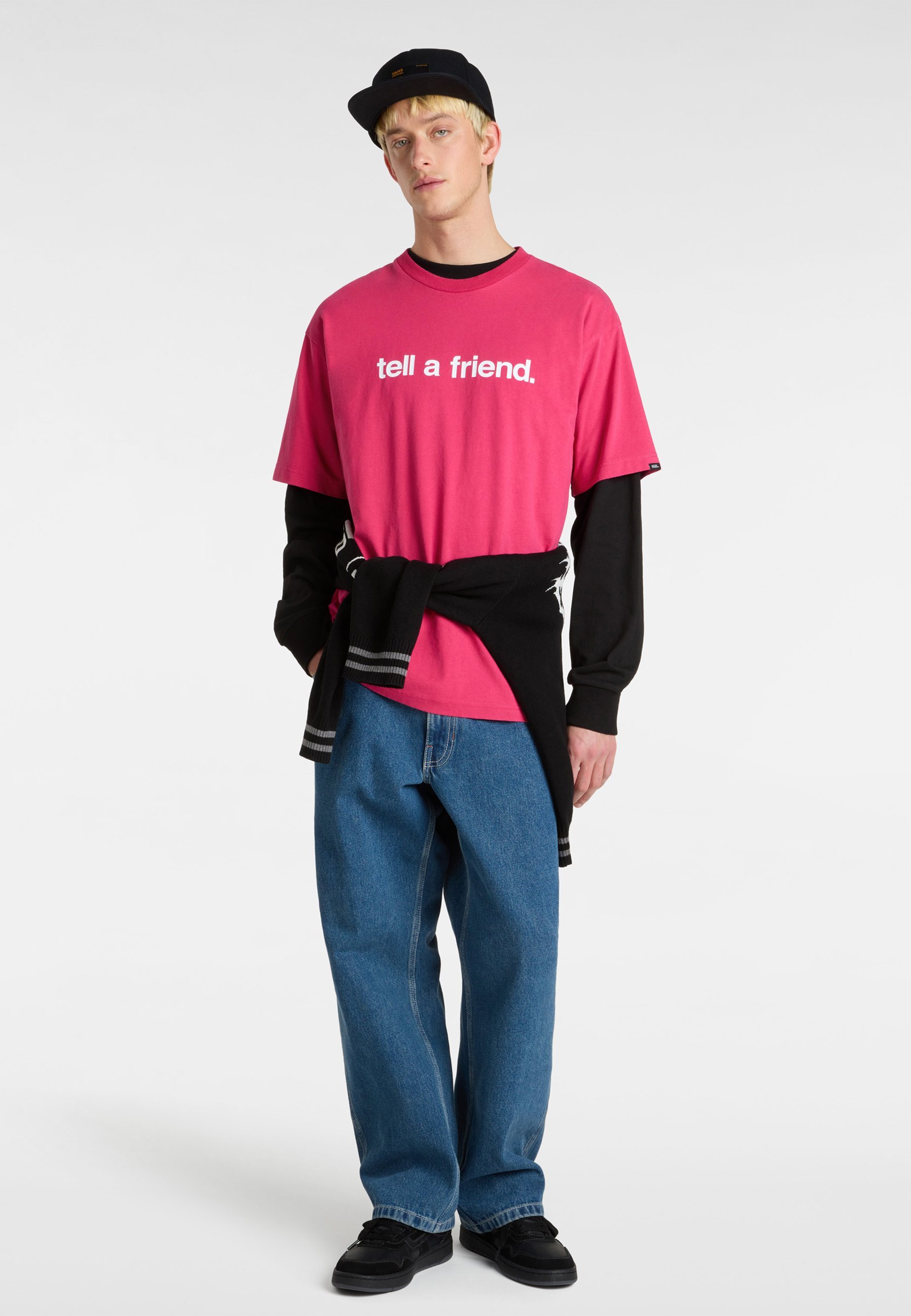 Vans TELL A FRIEND LOOSE FIT - Print-T-Shirt - Kirschenjubiläum