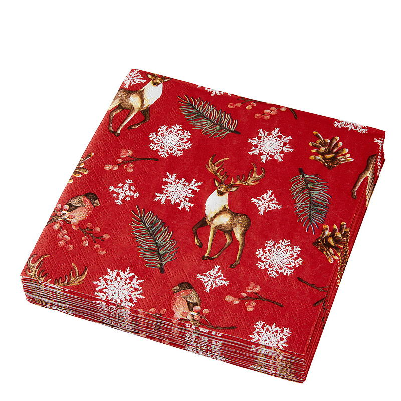 Vie Eco Servetter 20-pack 33x33 cm, julmotiv