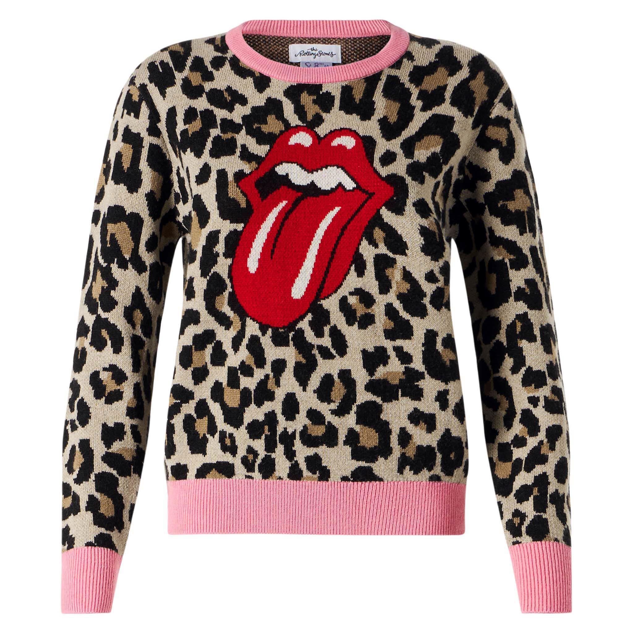 Maglione da donna con jacquard animalier | EDIZIONE SPECIALE ROLLING S