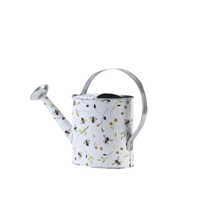 Arrosoir avec motif abeille 1.95L - L 32,2 x P 11,3 x H 23 cm - Acier galvanisé