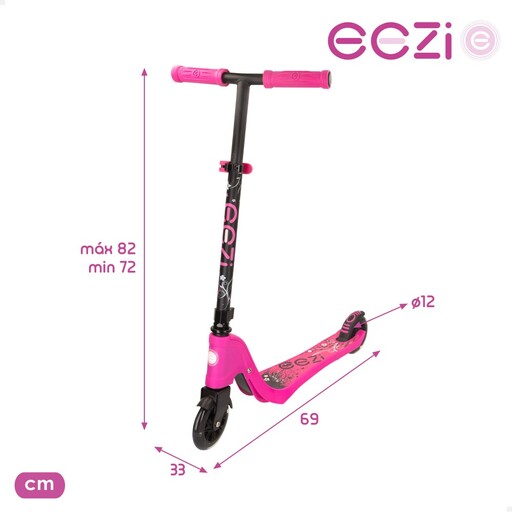  Trottinette électrique Eezi à deux roues avec lumières