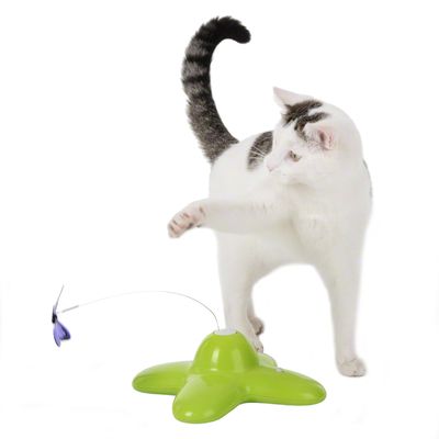 Jouet amusant pour chat papillon