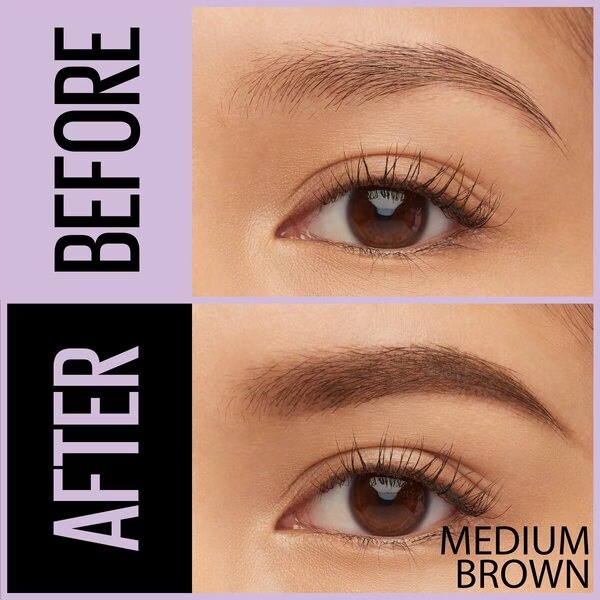 Оловка за обрве Maybelline New York Express Brow Duo, нијанса 02 Medium Brown