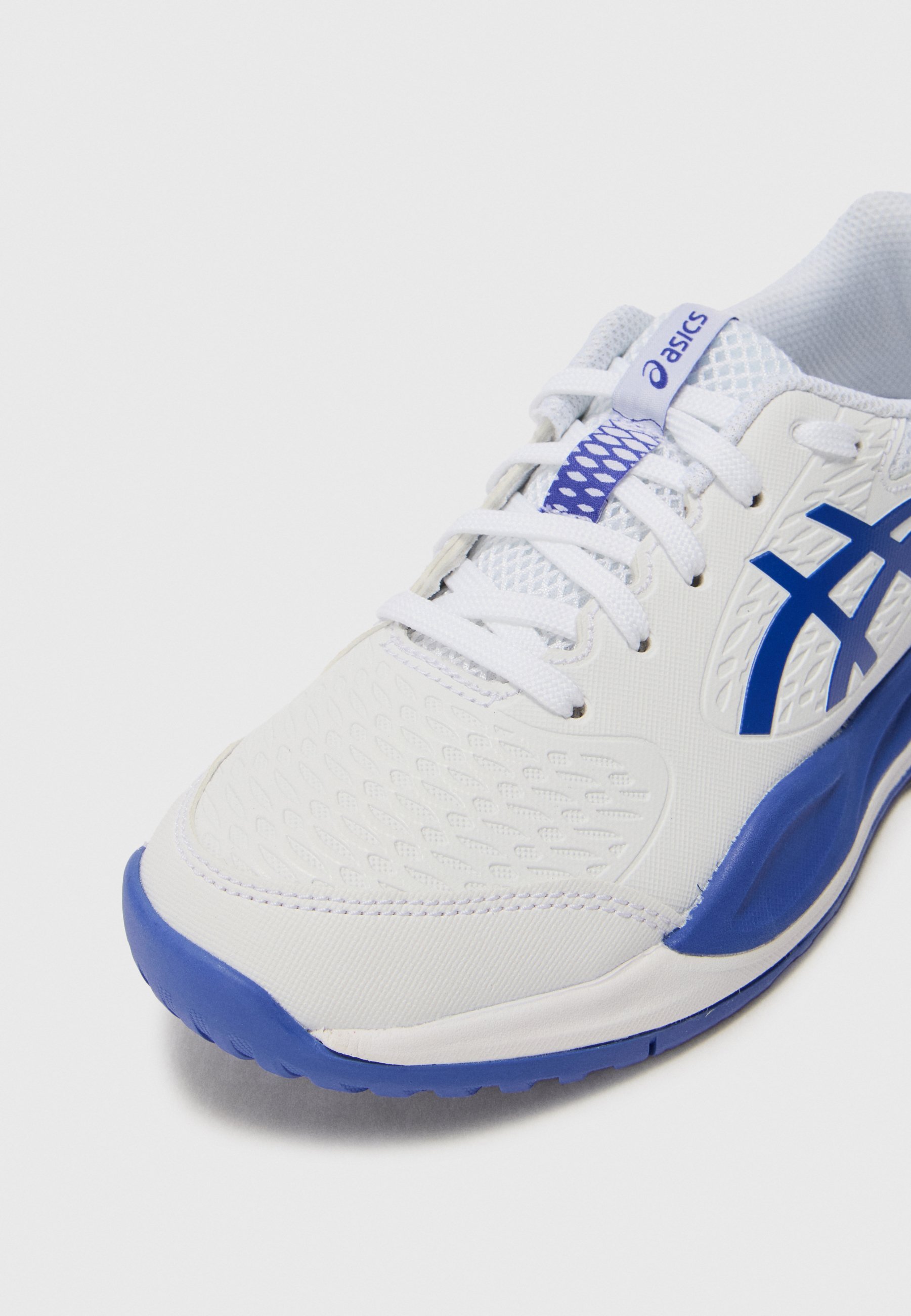ASICS GEL RESOLUTION X UNISEXX - Chaussures de tennis multicourts - blanc/bleu