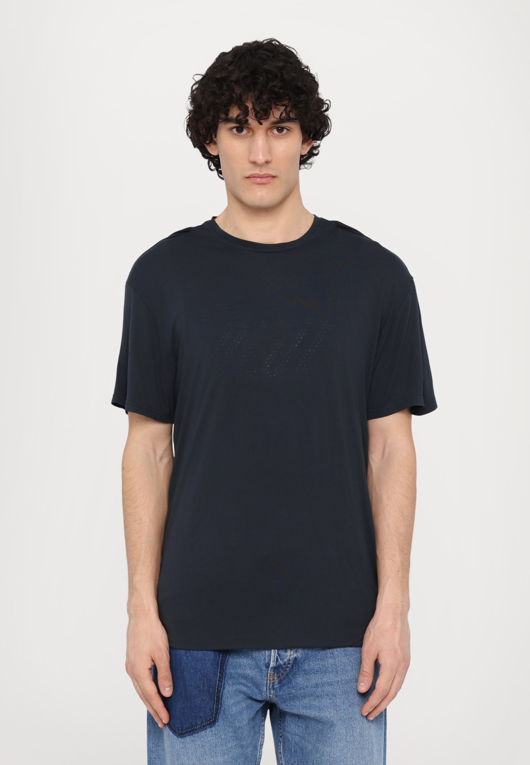 BLUEMARBLE DUBBELLAAGSE T-SHIRT - Basic T-shirt - zwart