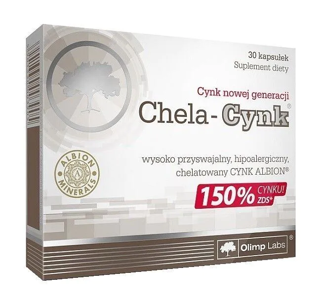 Olimp Chela-Cynk, Suplement diety z cynkiem, Kapsułki