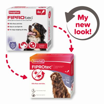 Beaphar FIPROtec® Spot-on împotriva puricilor și căpușelor pentru câini - XL (>40 kg)