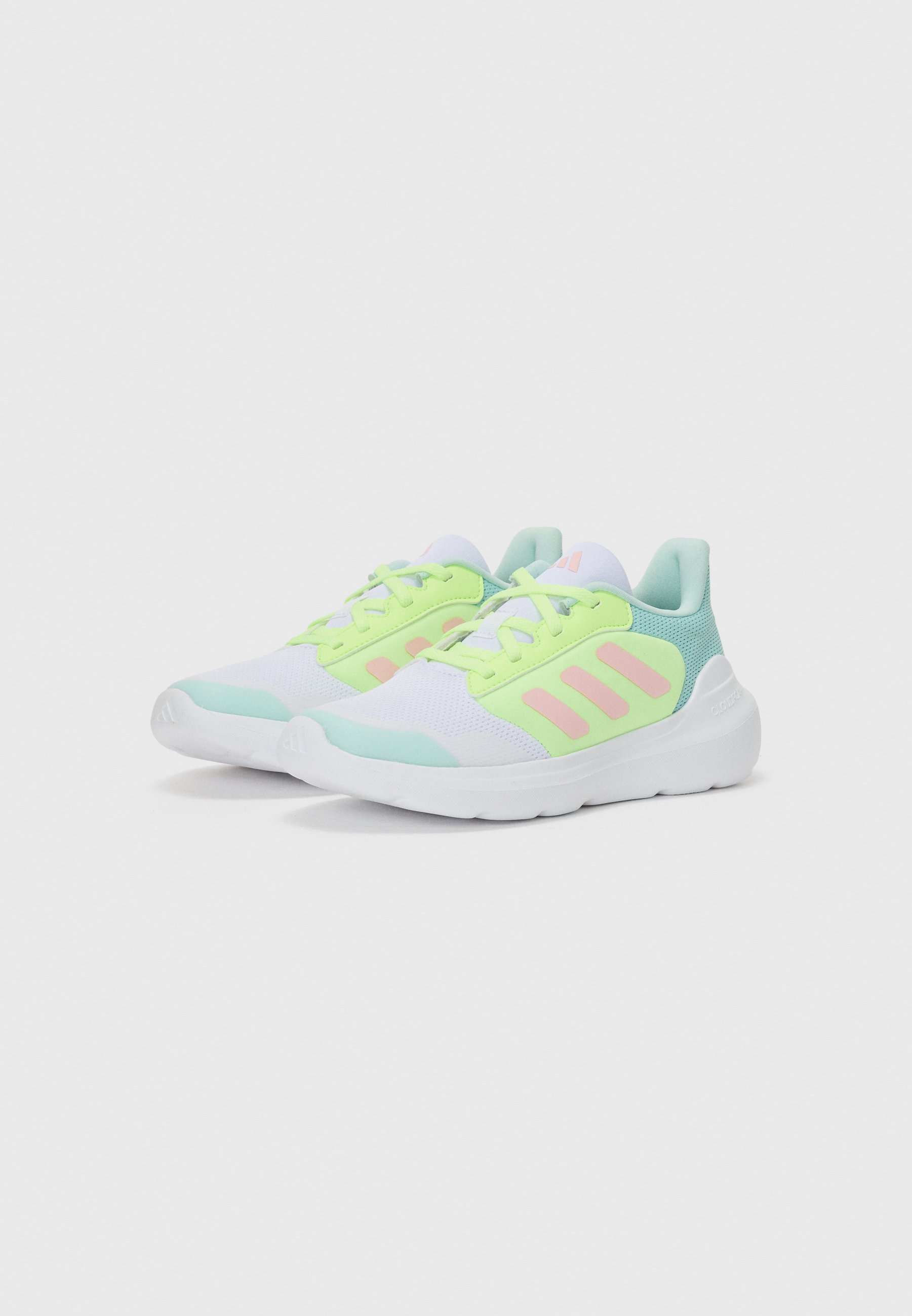adidas Performance TENSAUR - Løpesko for landevei - hvit/klar rosa/gul