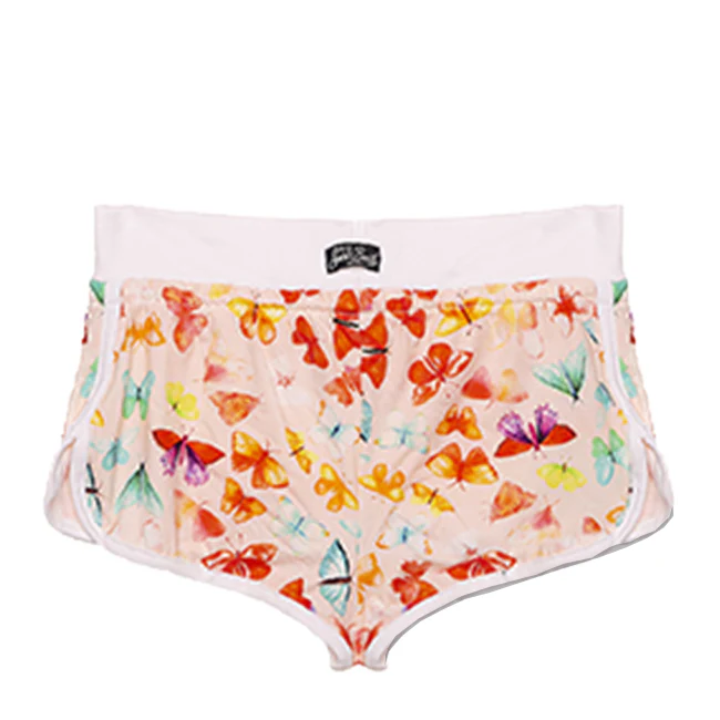 Bañador tipo short Coco con estampado de mariposas