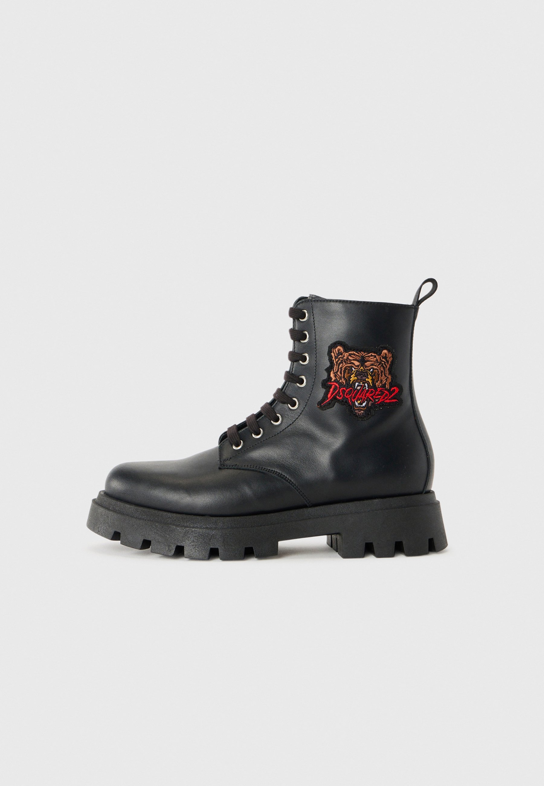 Dsquared2 UNISSEX - Botas de cano curto com cadarço - pretas