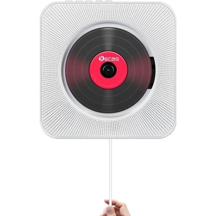 Draagbare Bluetooth-boombox met cd-speler, afstandsbediening, FM-radio, ingebouwde hifi-luidsprekers en meerdere kleuren.