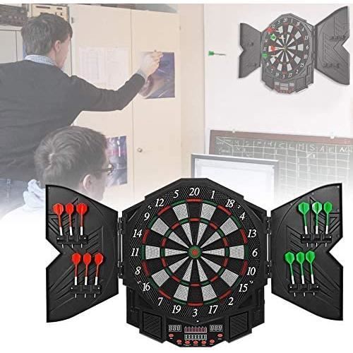 Premium LED elektronisch dartbord - E-dartbord met 12 darts - 27 spellen en 216 variaties [20]