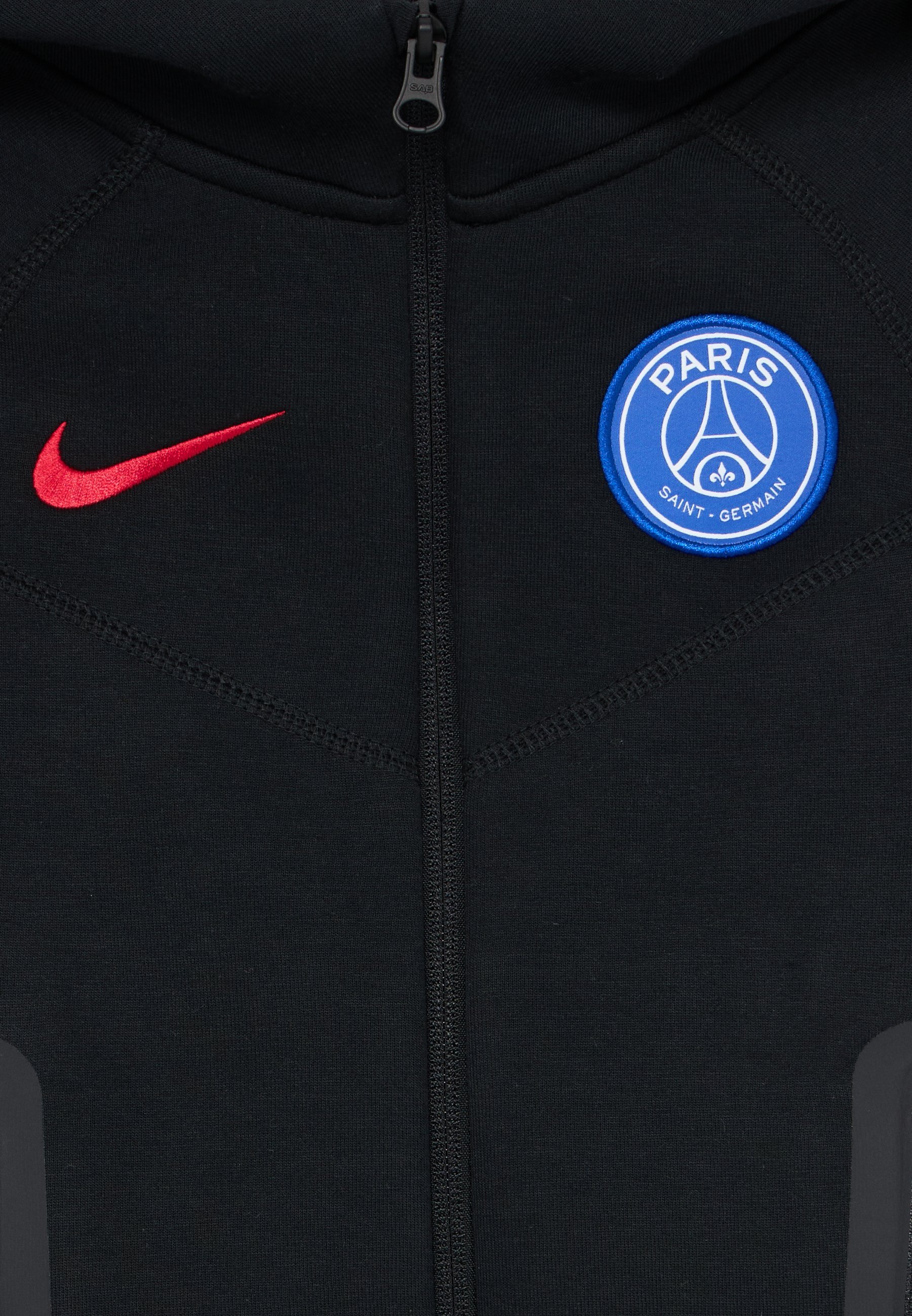 Nike Performance PARIS GERMAIN TECH UNISEX - Hoodie - zwart/global red