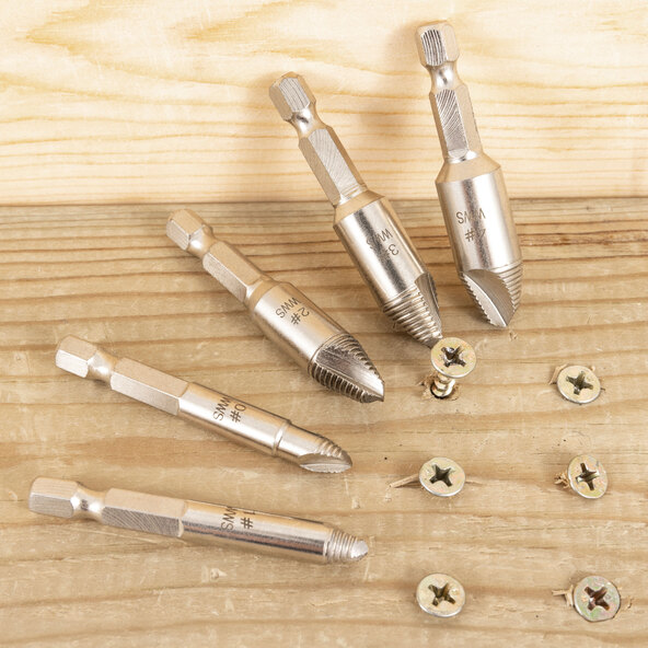 Screw remover set
