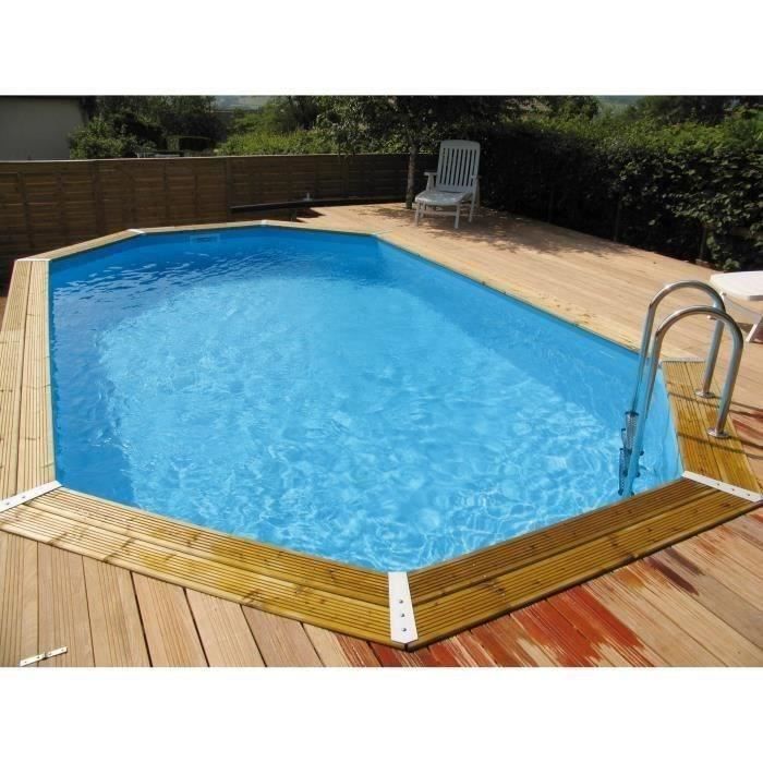 Piscina de areia de madeira UBBINK Maldivas 3,55x4,90x1,30cm