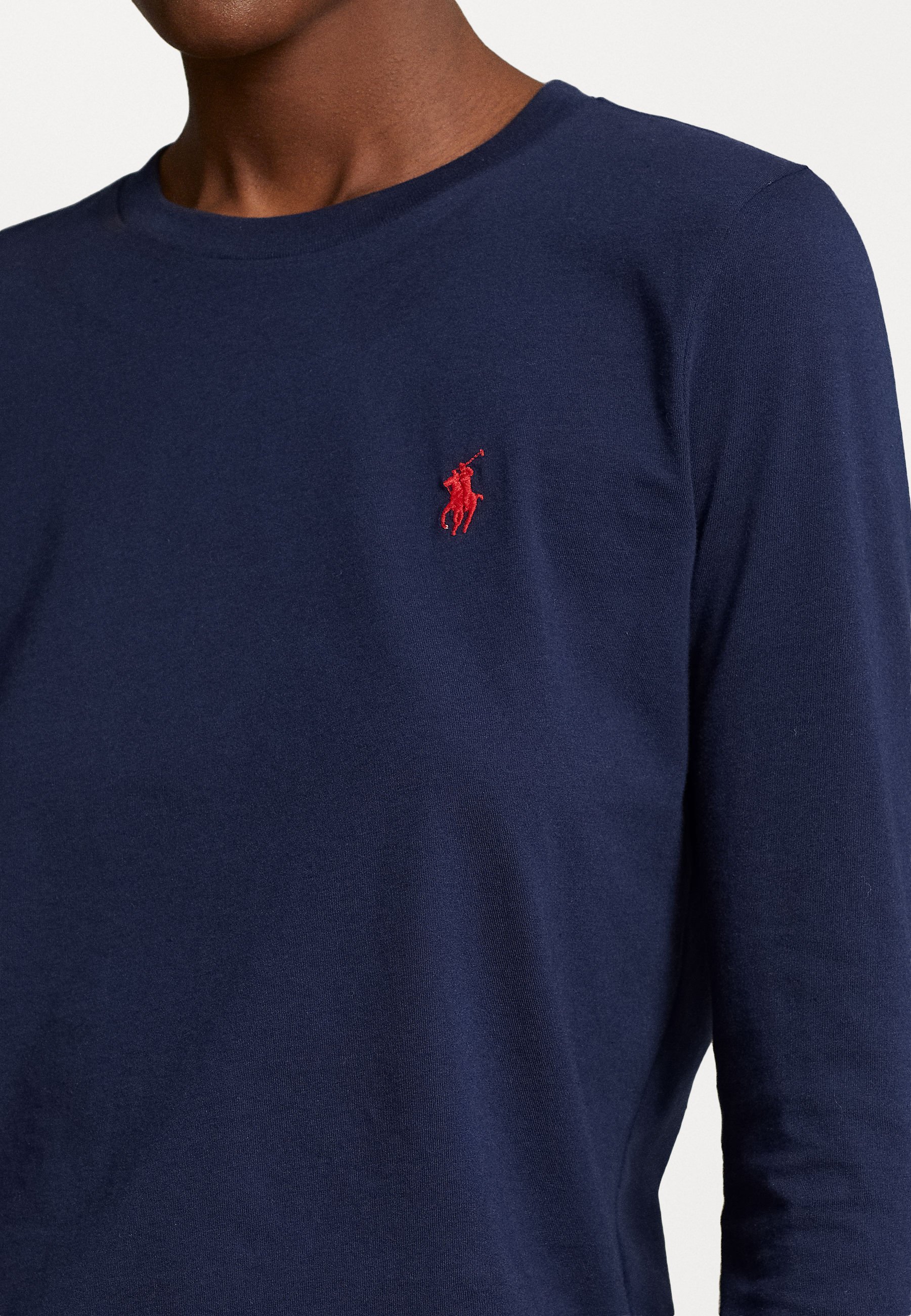 Polo Ralph Lauren MANCHES LONGUES - Haut à manches longues - bleu marine croisière