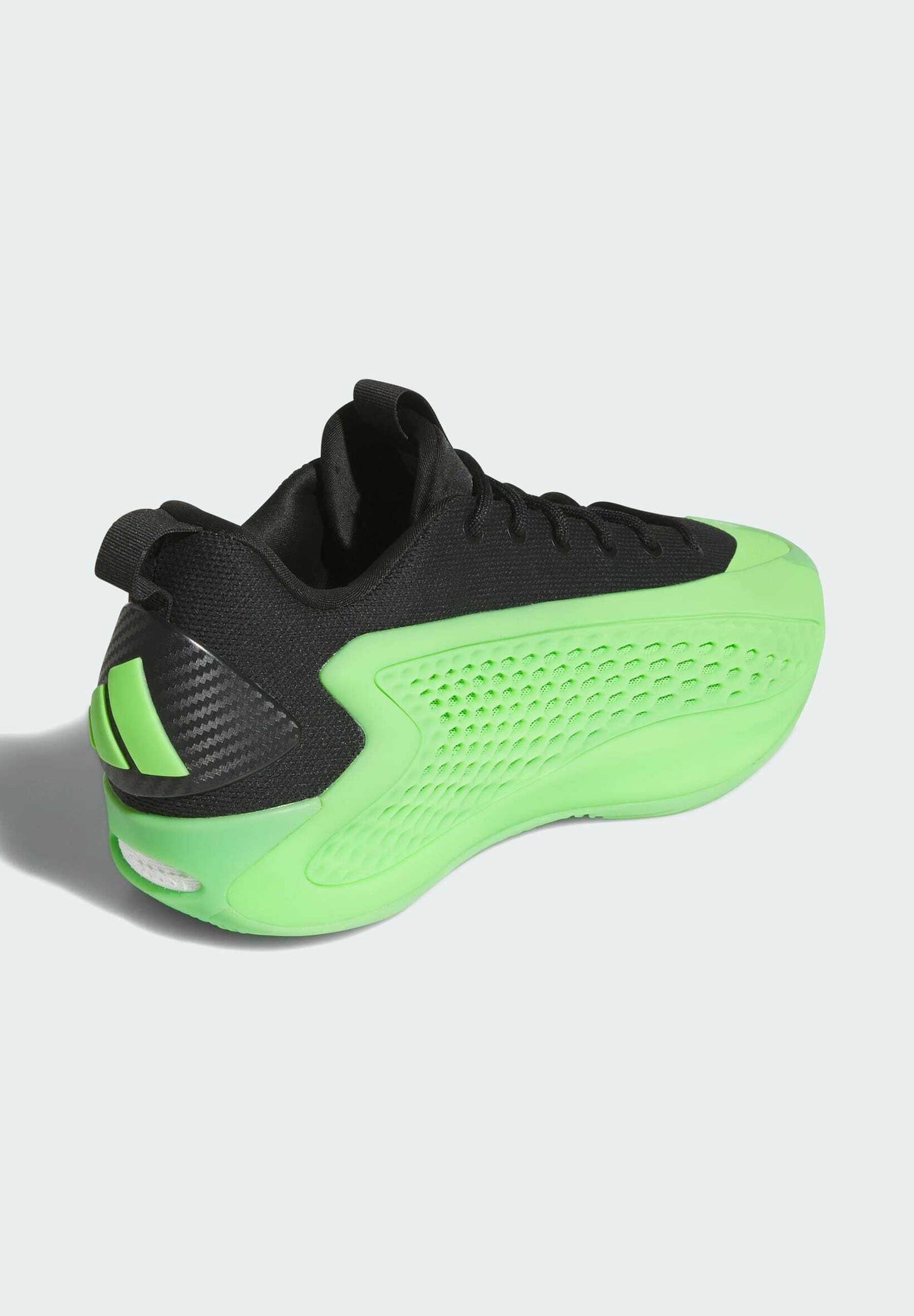 adidas Performance ANTHONY EDWARDS 1 LOW - Scarpe da basket - lucid lime aurora ink core black