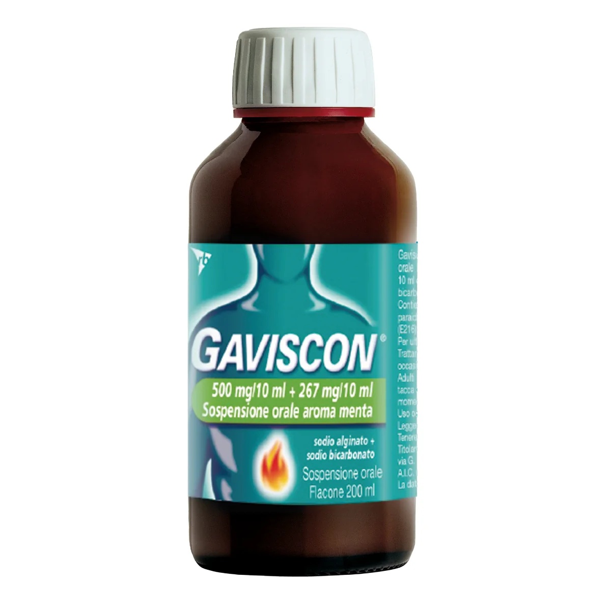 GAVISCON Gaviscon 500 + 267 mg 10 ml Menthe