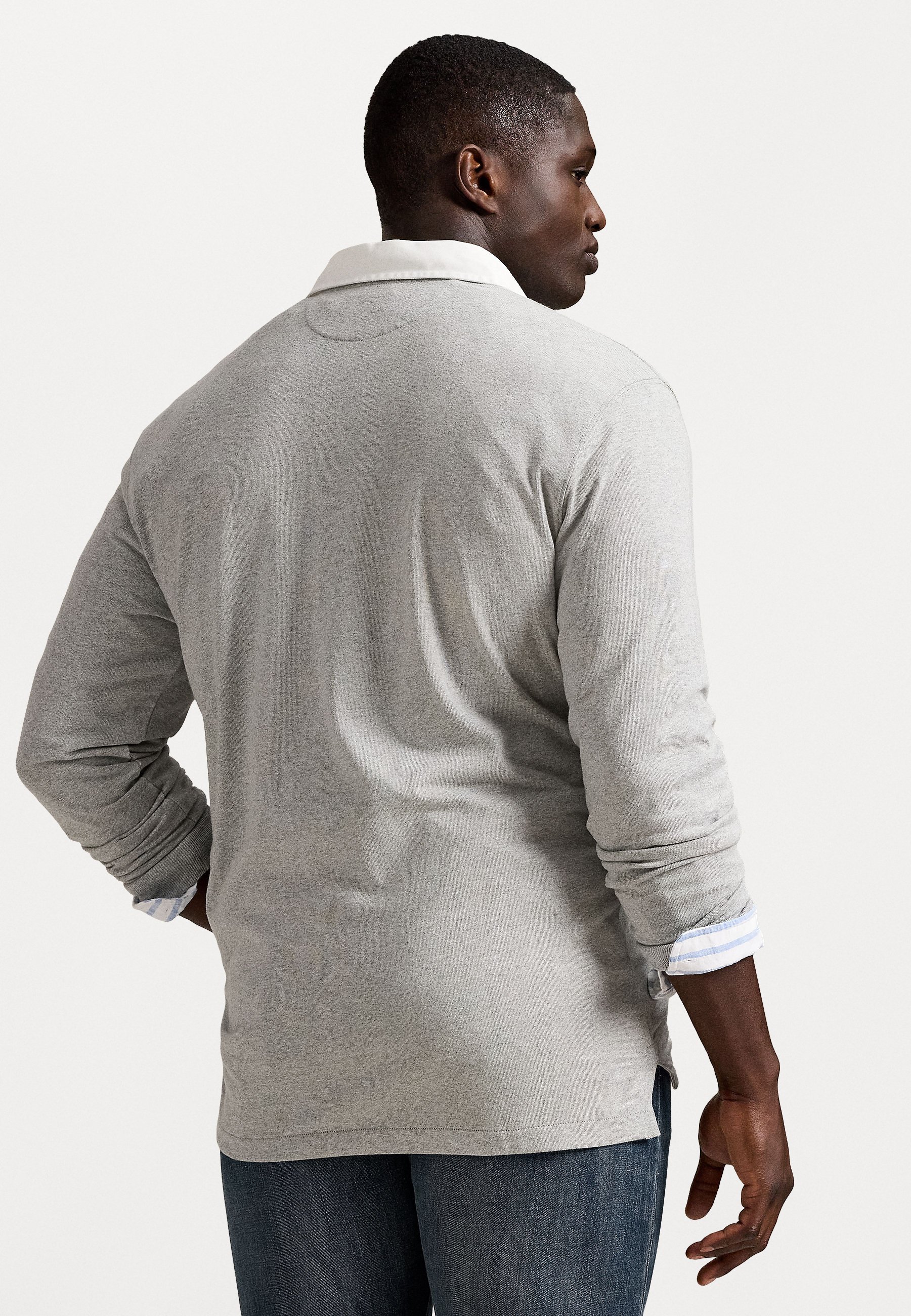 Polo Ralph Lauren THE ICONIC RUGBY SHIRT - Poloskjorter - blackPolo Ralph Lauren