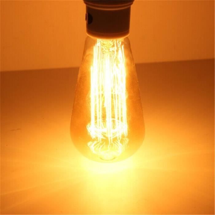 Bombillas Edison x6 - Bombillas incandescentes - ST64 Retro - E27 - 220V - 60W