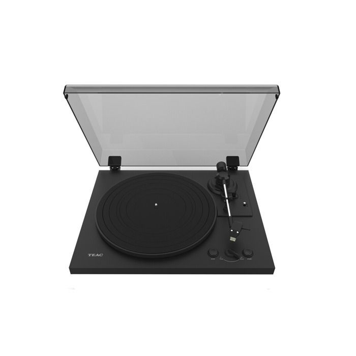 TEAC TN-175 Schwarzer Plattenspieler – Automatisch – Integriertes Audio-Technica-Tonabnehmersystem