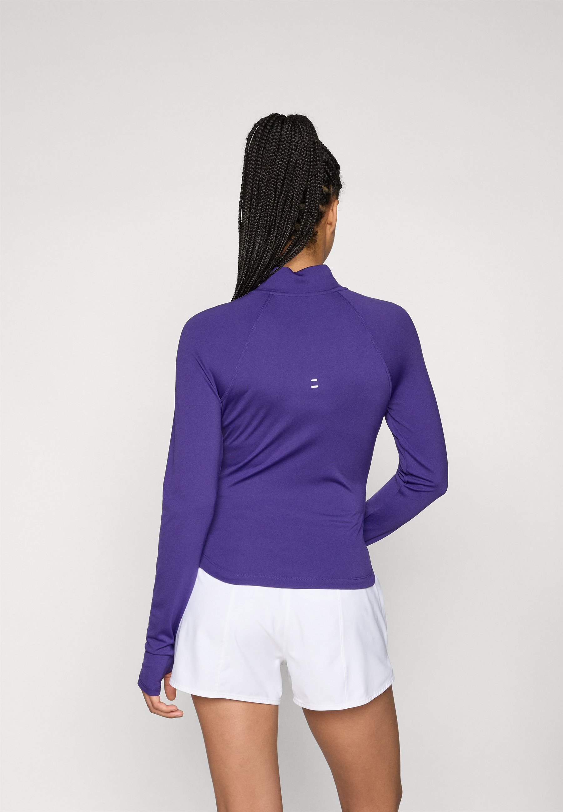 Nike Performance TEMPO - Top met lange mouwen - court purple/reflecterend zilverkleurig