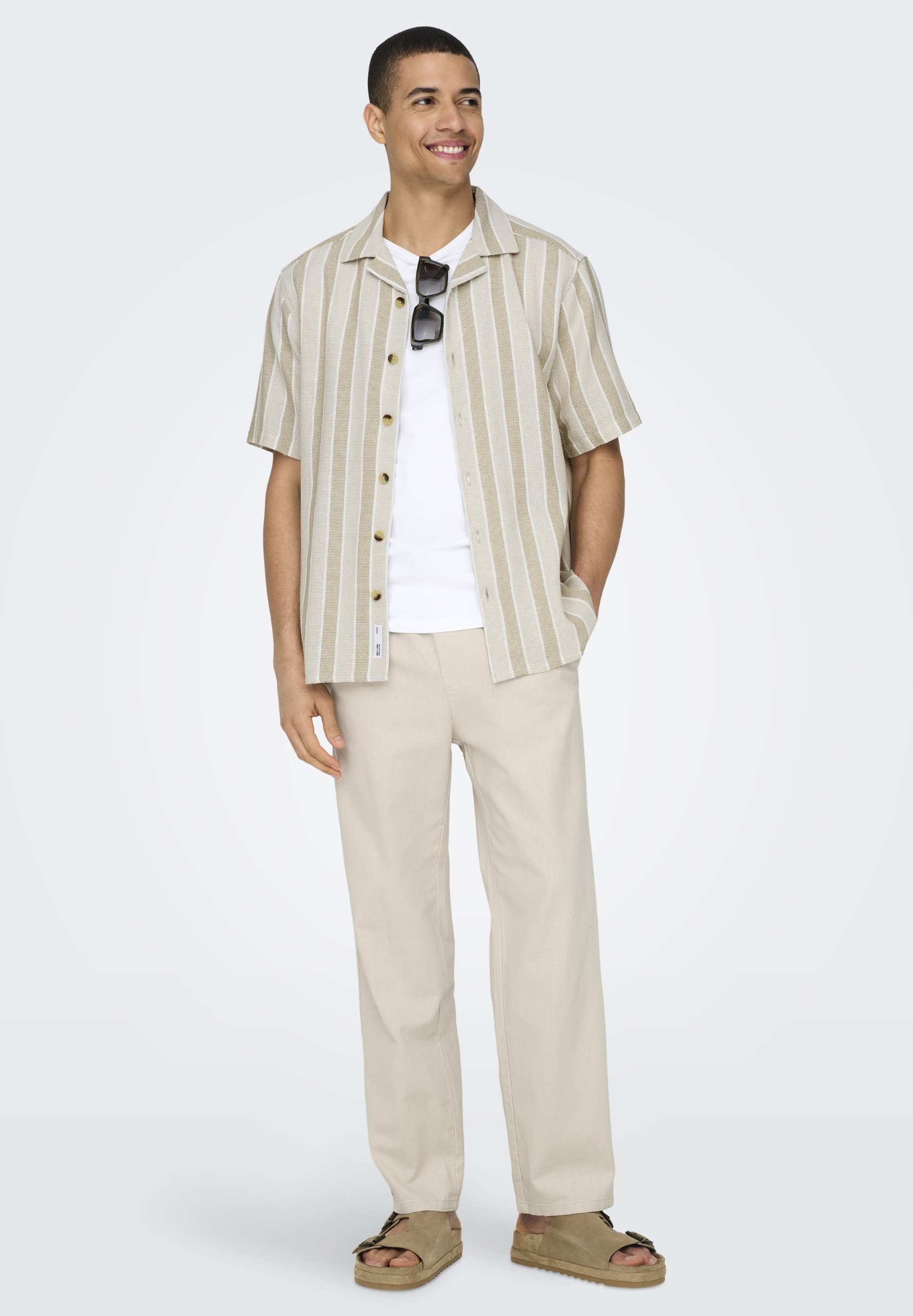 Only & Sons ONSSINUS PANT - Hose - Silberfutter