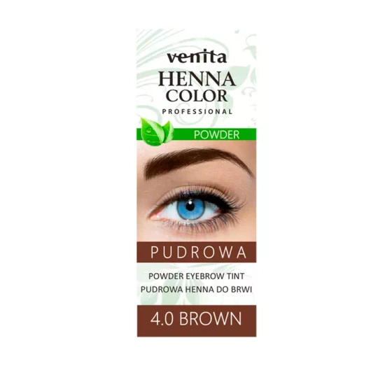Venita Henna Color henna pudrowa do brwi 4.0 Brown 4g