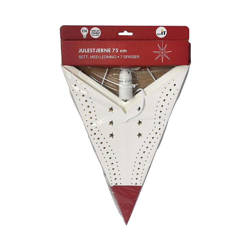 Lichte IT-kerstman ø 75 cm