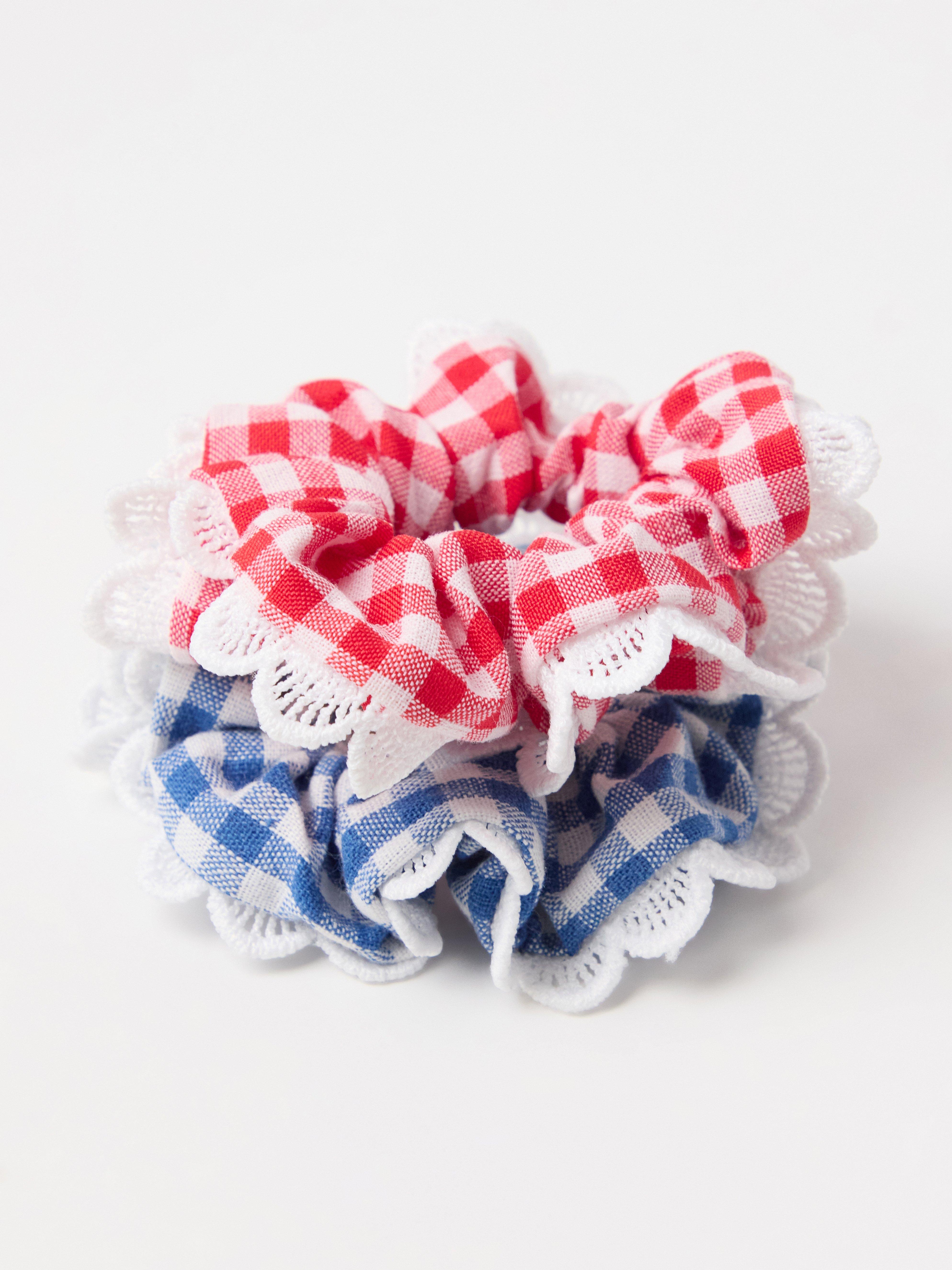 Lot de 2 chouchous bleus