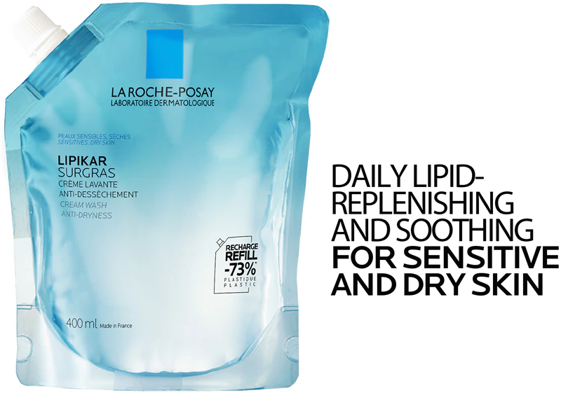 La Roche-Posay Lipikar Surgras Recarga de Creme de Banho
