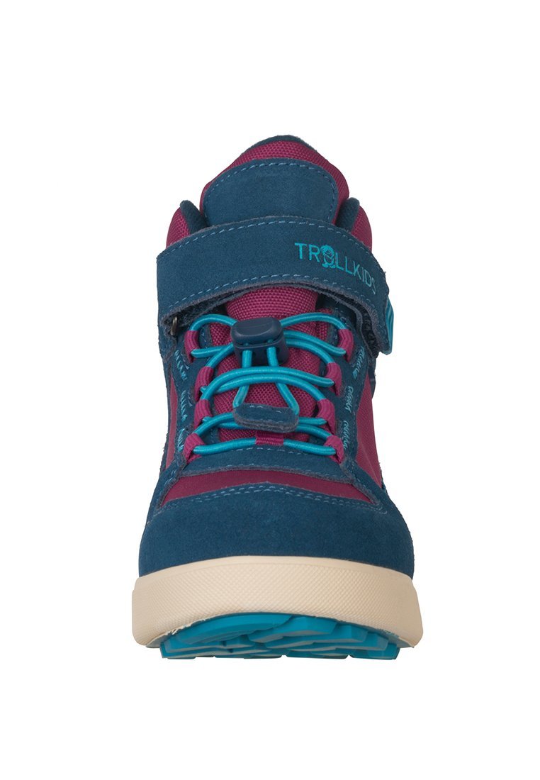 TROLLKIDS GRYLLEFJORD MID CUT - Scarpe da trekking - blu madeira brillante turchese scuro