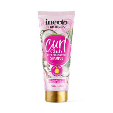 Inecto sjampo for krøllete hår, Curl Club, 250 ml