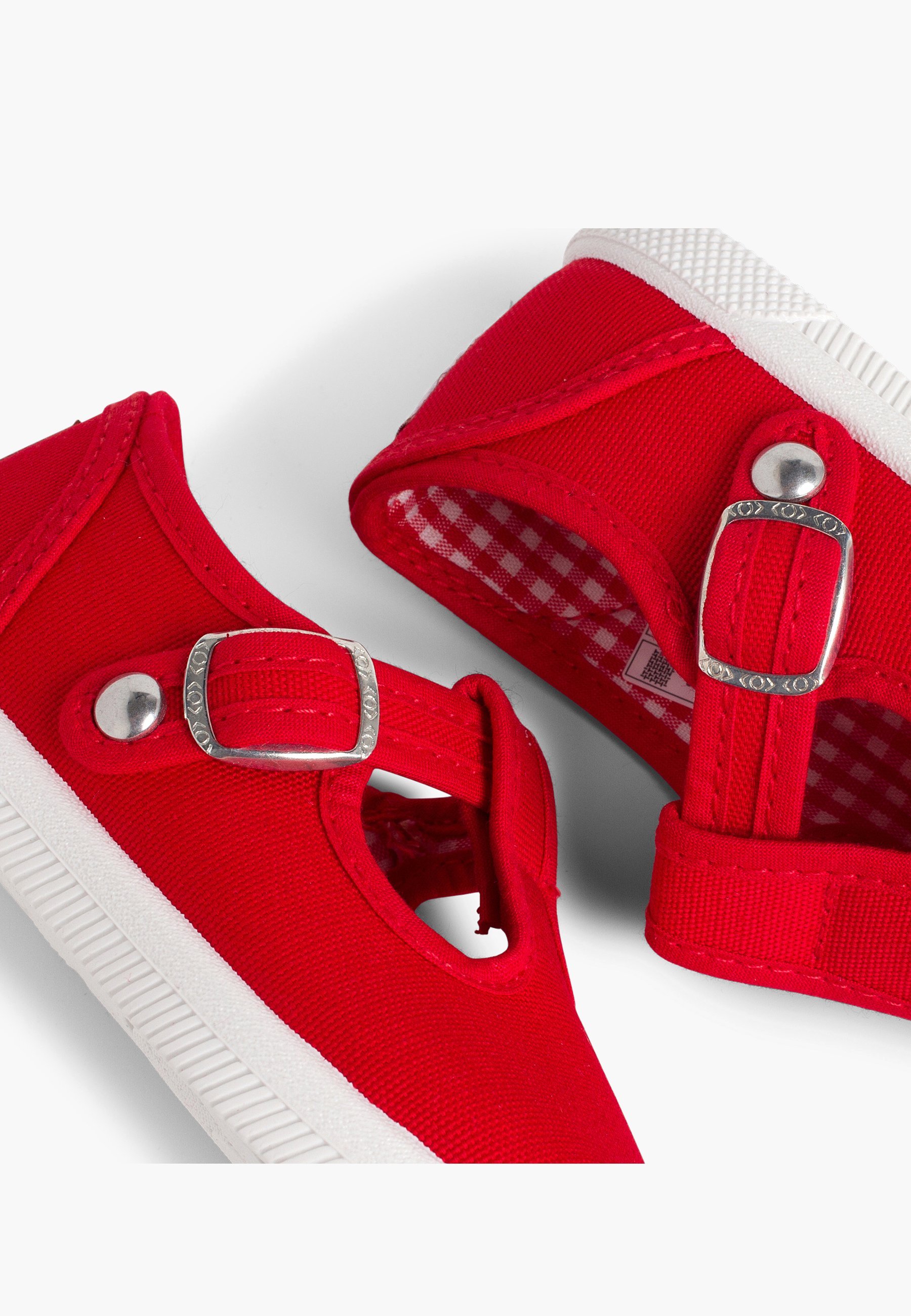 Pisamonas Ballerine con cinturino alla caviglia - rojo