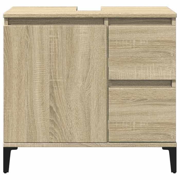 Bonne qualité - Armoire de rangement Armoire salle de bain et WC - BONNIE - chêne sonoma 65x33x60cm DECO M7062105
