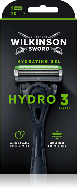 Aparelho de barbear Wilkinson Sword Hydro3 Skin Protection Black Edition