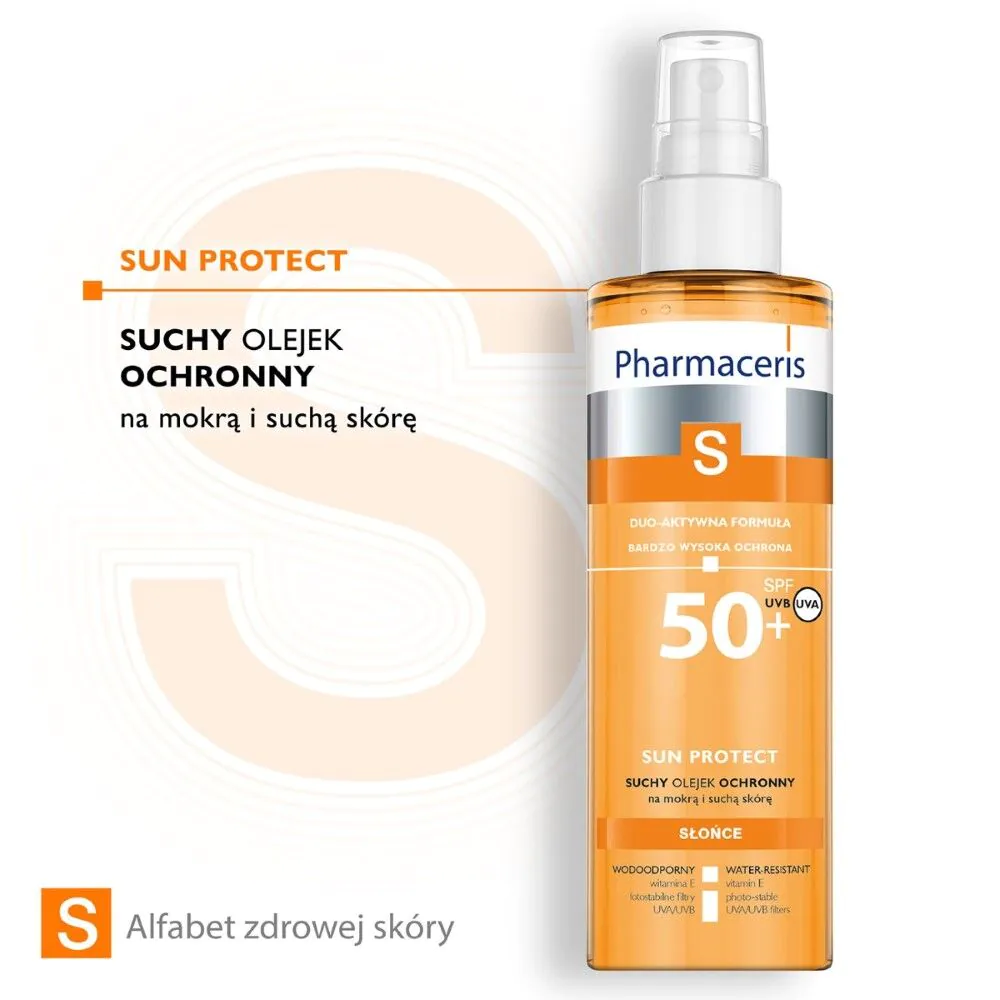 Pharmaceris S Suchy olejek ochronny do ciała SPF50+