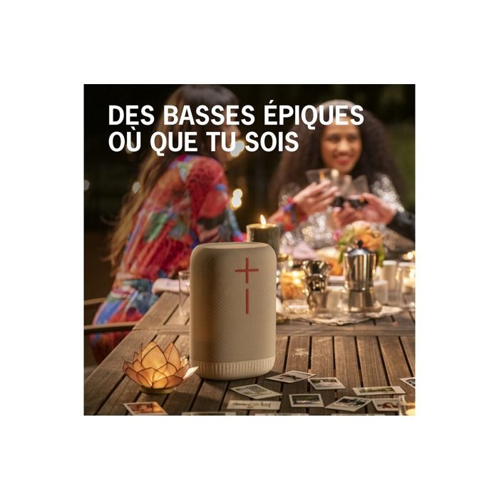 Enceinte sans fil Ultimate Ears Ultimate Ears EPICBOOM, enceinte Bluetooth sans fil portable, etanche Blanche