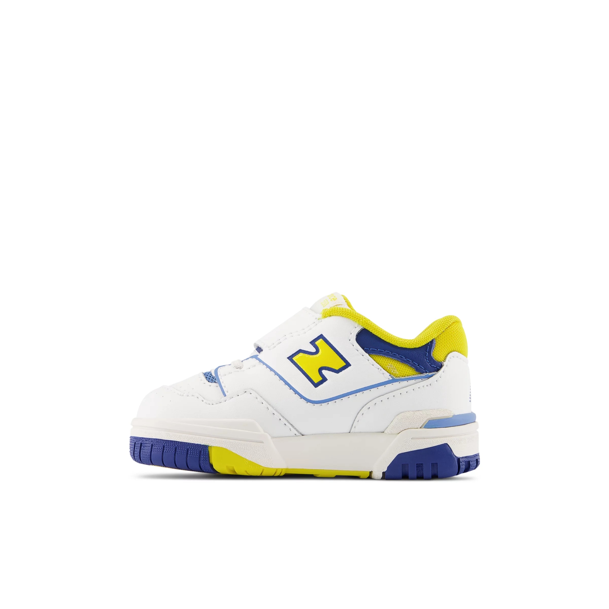 550 Bungee Lace with Top Strap White con honeycomb e heritage blue
