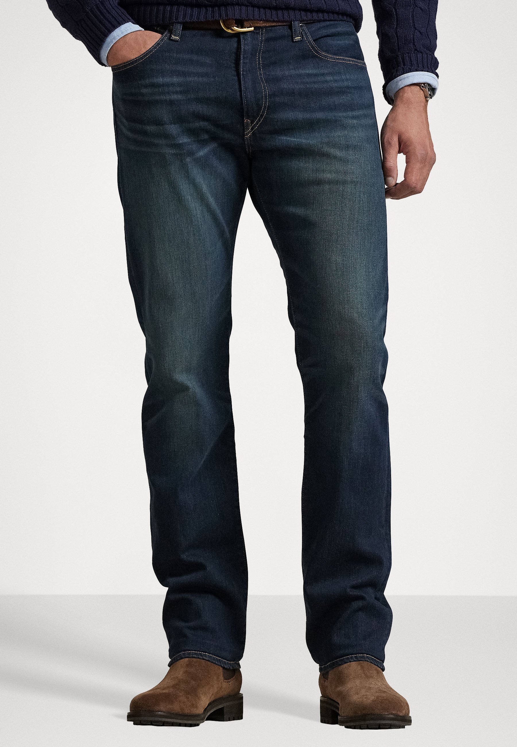 Polo Ralph Lauren Big & Tall HAMPTON RELAXED STRAIGHT POLO PONY JEAN - Rechte pijpen jeans - murphy