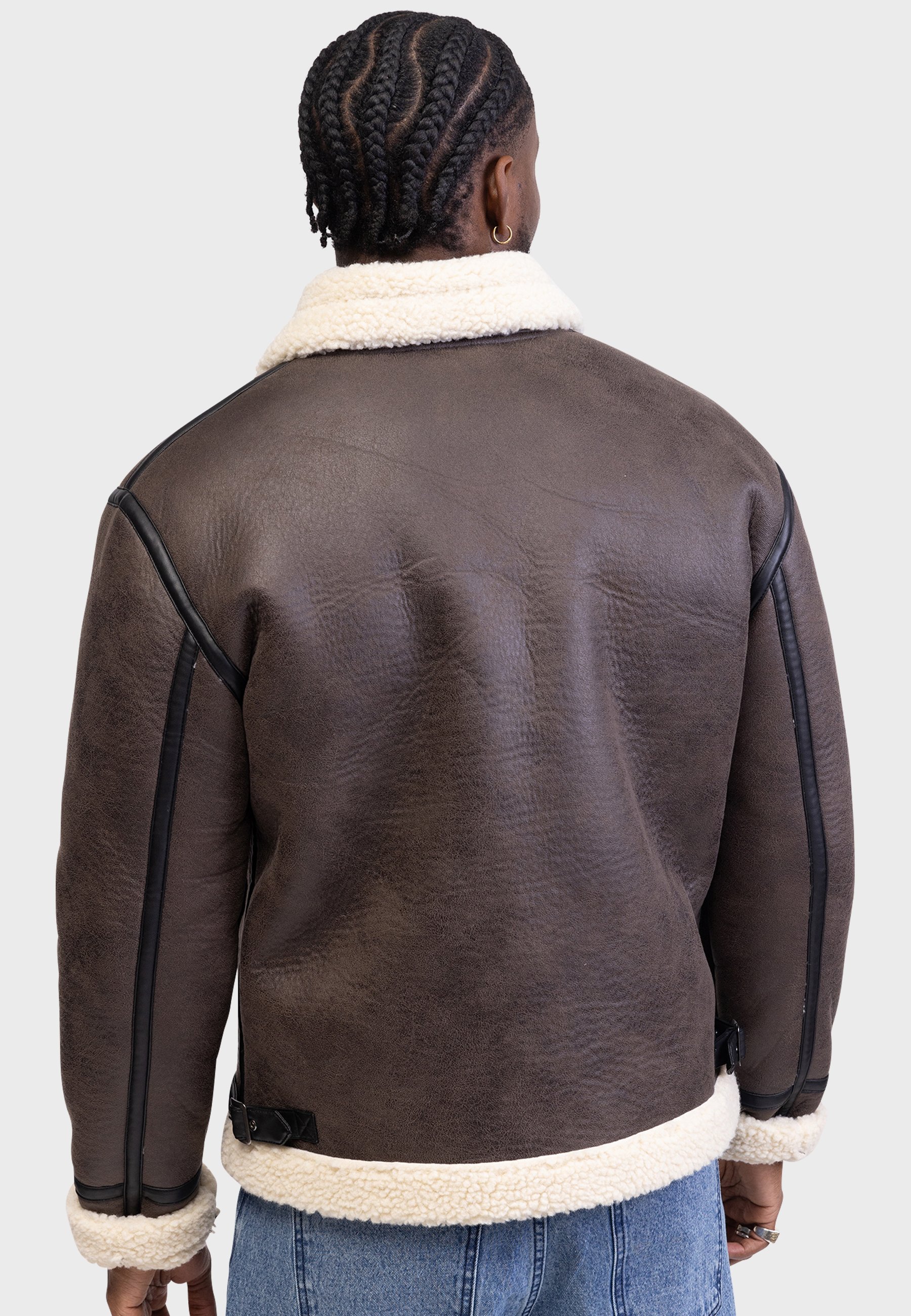 Redefined Rebel THIAGO - Kunstleren jas - bruin
