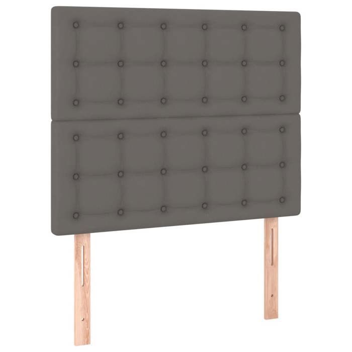 Slatted bed base with mattress - Maison Exclusive - Faux leather - 80x200 cm - Maximum relaxation